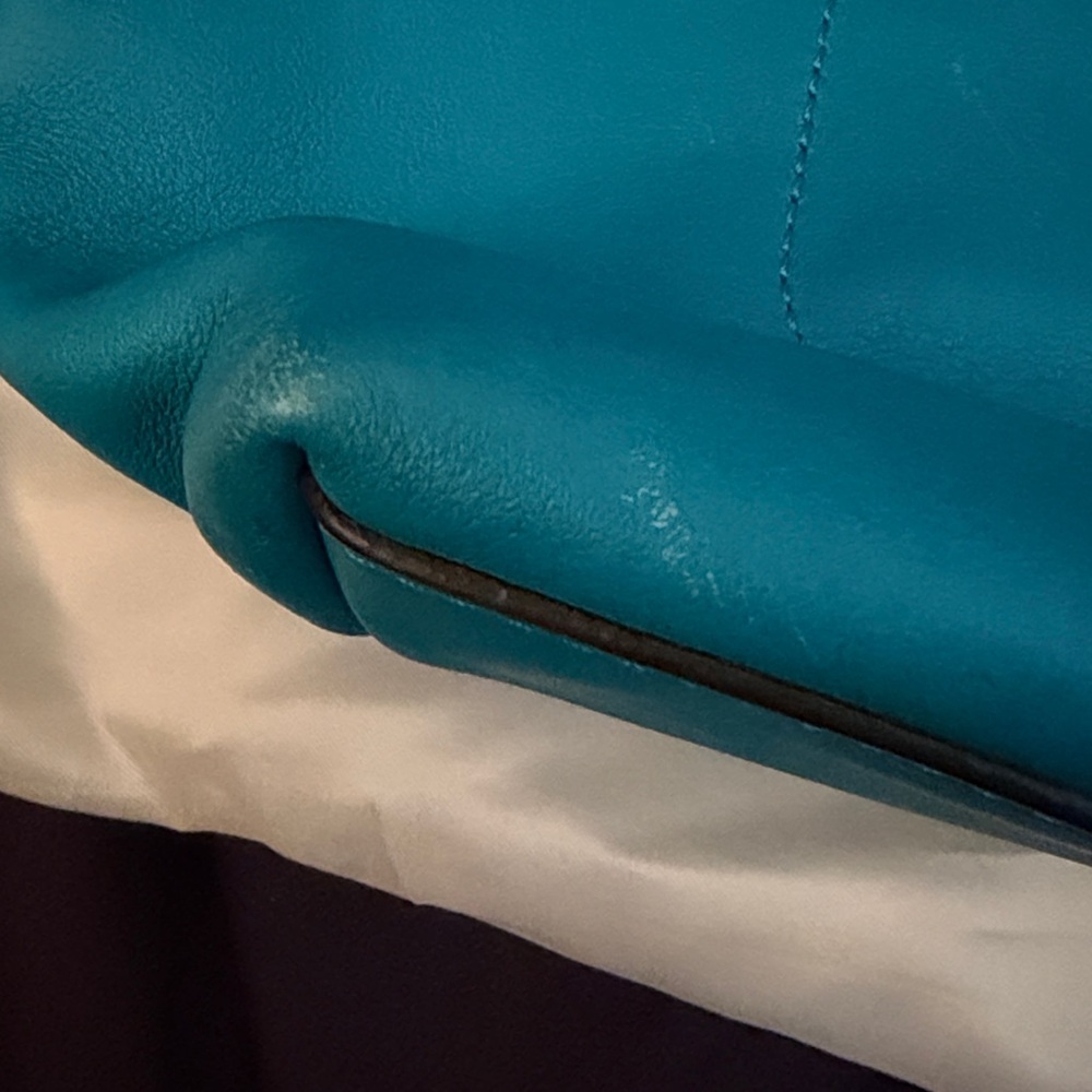 Coach Tourmaine/Robin’s Egg tote with tassels - Picture 9 of 12